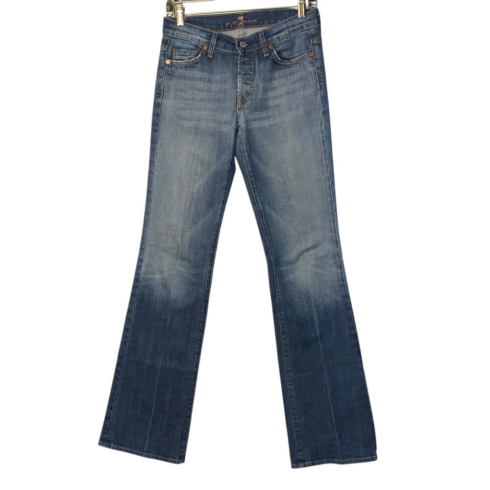 7 for mankind boycut jeans sz 26 tall